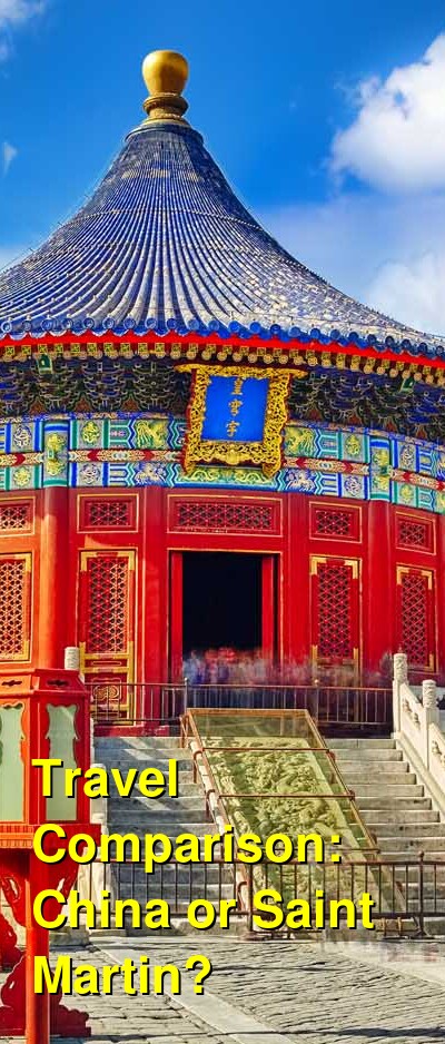 China vs. Saint Martin Travel Comparison