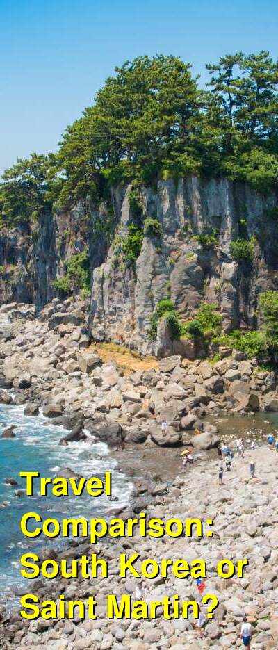 South Korea vs. Saint Martin Travel Comparison