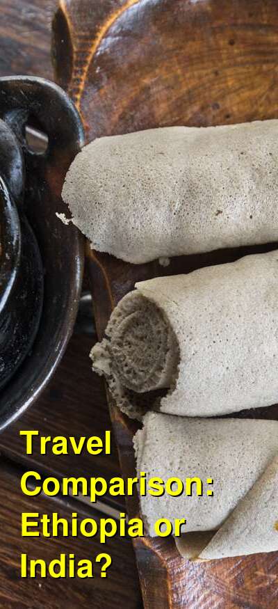 Ethiopia vs. India Travel Comparison