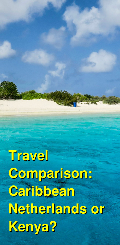 Caribbean Netherlands vs. Kenya Travel Comparison