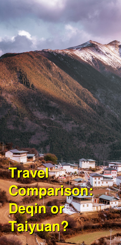 Deqin vs. Taiyuan Travel Comparison