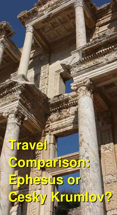 Ephesus vs. Cesky Krumlov Travel Comparison