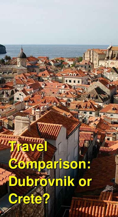 Dubrovnik vs. Crete Travel Comparison