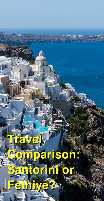 Santorini vs. Fethiye Travel Comparison