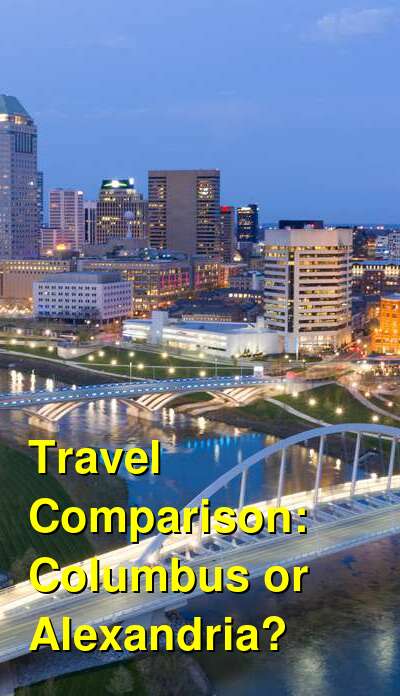 Columbus vs. Alexandria Travel Comparison