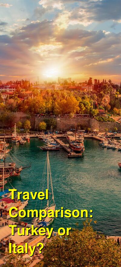 Turkey vs. Italy Travel Comparison