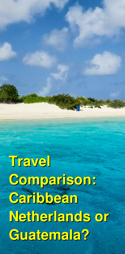 Caribbean Netherlands vs. Guatemala Travel Comparison