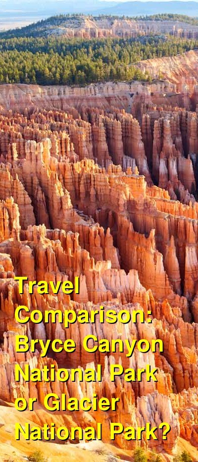 Bryce Canyon National Park vs. Glacier National Park Travel Comparison