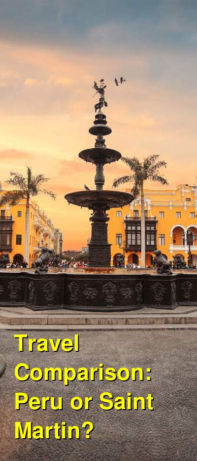 Peru vs. Saint Martin Travel Comparison